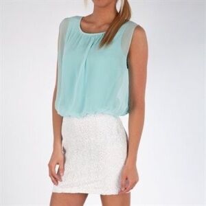 sachin and babi light blue dress Languor for Less: 9 Chic Summer Dresses Under $300